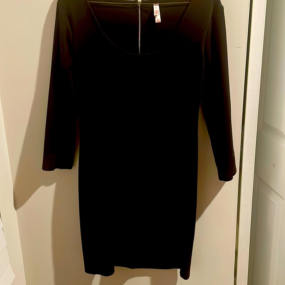 Xhilaration black long sleeve dress